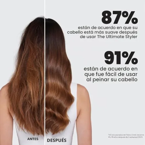 Tangle Teezer ▫️ a escova definitiva para pentear o cabelo seco, que mantém, mistura e confere volume, textura e brilho, nuvem lilás 7