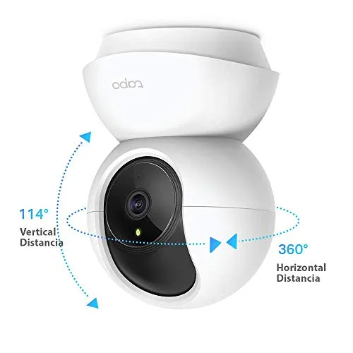 Tapo ▫️ C200P2 - Câmara de vigilância Wi-Fi para interiores com visão de 360°, 1080p e deteção por IA 2