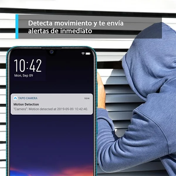 Tapo ▫️ C200P2 - Câmara de vigilância Wi-Fi para interiores com visão de 360°, 1080p e deteção por IA 3