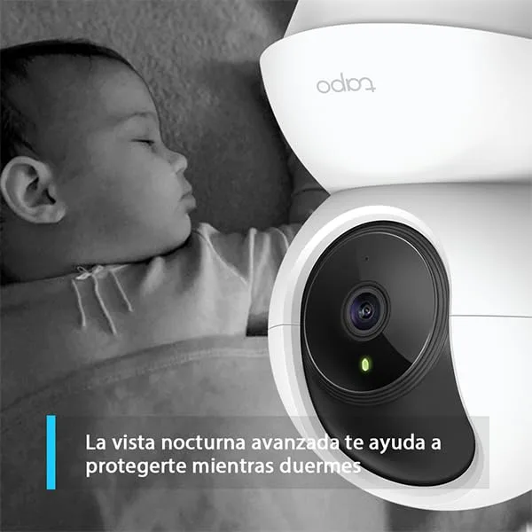 Tapo ▫️ C200P2 - Câmara de vigilância Wi-Fi para interiores com visão de 360°, 1080p e deteção por IA 4