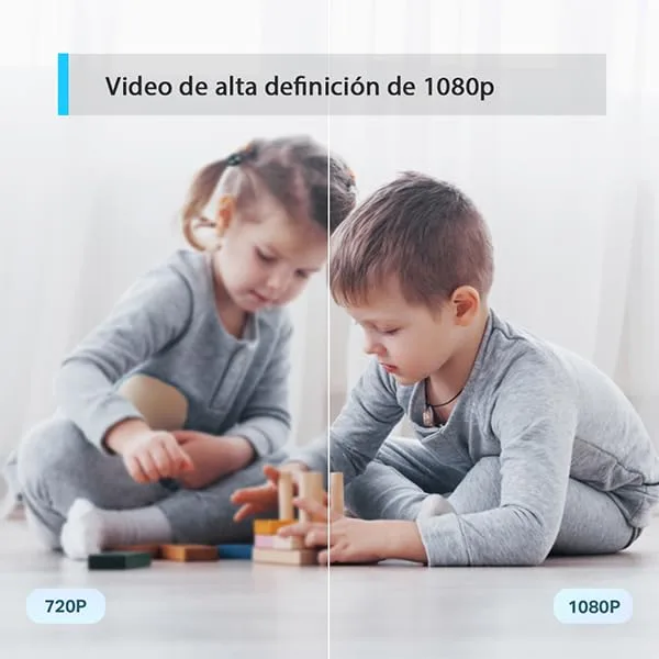 Tapo ▫️ C200P2 - Câmara de vigilância Wi-Fi para interiores com visão de 360°, 1080p e deteção por IA 5