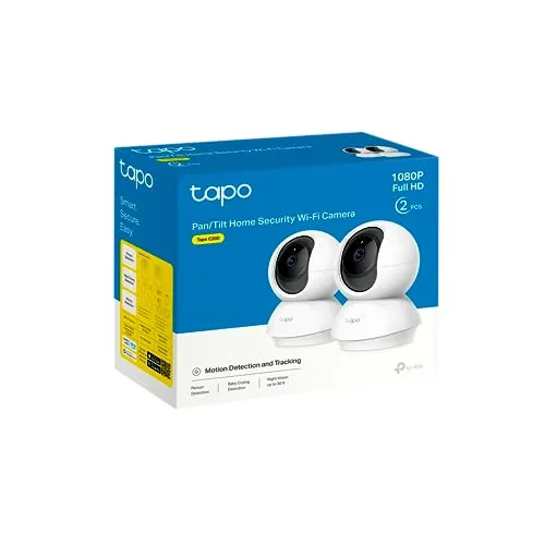 Tapo ▫️ C200P2 - Câmara de vigilância Wi-Fi para interiores com visão de 360°, 1080p e deteção por IA 7