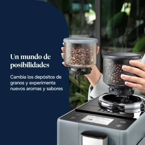De'Longhi ▫️ Rivelia - Máquina de café superautomática para 16 bebidas, cinzenta 5