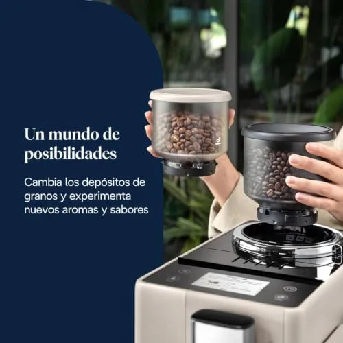 De'Longhi ▫️ Rivelia - Máquina de café superautomática para 8 bebidas, cor bege 5