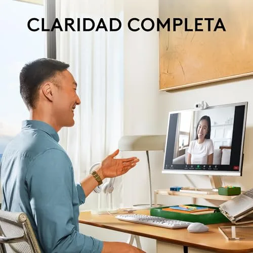 Logitech ▫️ Brio 100, câmara web Full HD para reuniões e streaming 2