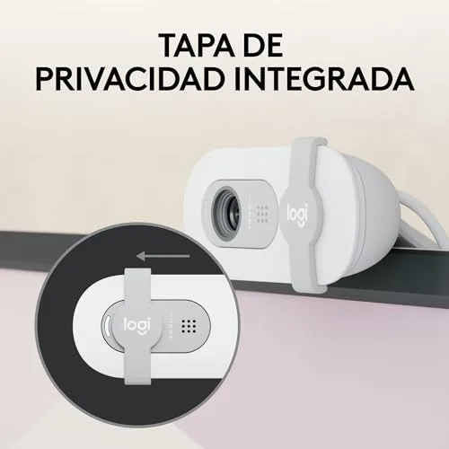 Logitech ▫️ Brio 100, câmara web Full HD para reuniões e streaming 5