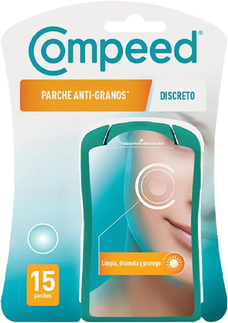 Compeed ▫️ Adesivo Anti-Espinhas, Tratamento para a Acne para Uso Diurno, 15 unidades