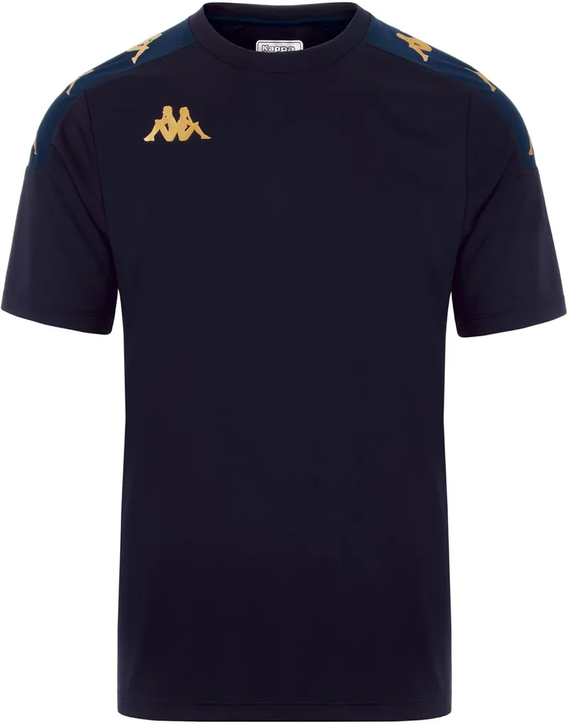 Kappa ▫️ T-shirt Kappa4soccer Giantoblue Marine-blue Md Unisex para adultos
