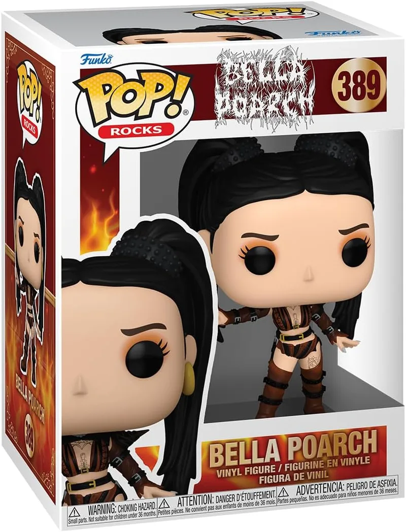 Funko ▫️ Pop! Rocks: Bella Poarch - (Inferno) - Figura de Vinil Colecionável - Ideia para Presente - Mercadoria Oficial - Brinquedos para Crianças e Adultos - Fãs de Música - Coleccionáveis e Caixas de Bugigangas - Coleccionáveis e Caixas de Bugigangas