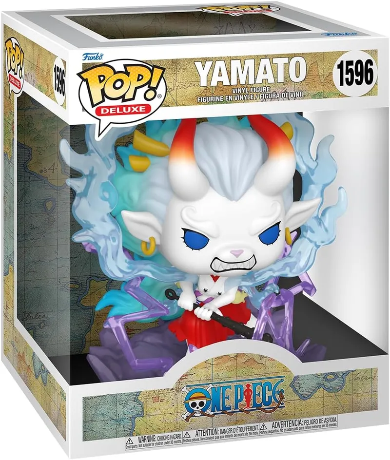 Funko ▫️ Pop! Deluxe: One Piece S8 - Yamato Man-Beast Form - Figura de Vinil Colecionável - Ideia para Prenda - Mercadoria Oficial - Brinquedos para Crianças e Adultos - Fãs de Anime