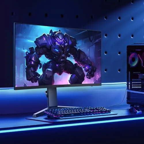 KOORUI ▫️ Monitor de jogos de 27 polegadas - Ecrã WQHD para PC, 240 Hz, 1 ms, Adaptive Sync, compatível com G-Sync, (2560x1440, HDMI, DisplayPort, HDR 400) Preto/Vermelho 7