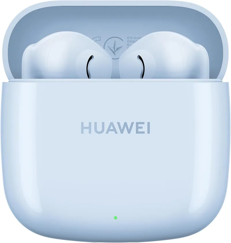 HUAWEI ▫️ FreeBuds SE 2 - Bateria com autonomia de 40 horas, compacto e confortável, proteção IP54 contra poeiras e salpicos, Bluetooth 5.3, som estável, iOS e Android, Isle Blue