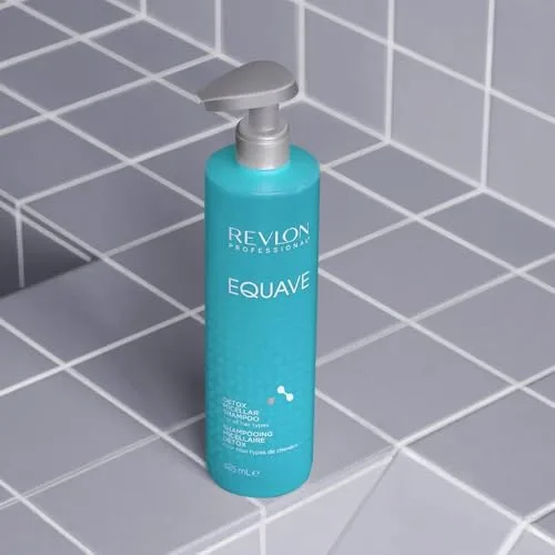 REVLON PROFESSIONAL ▫️ Equave Champô Profissional Micelar Detox, para todos os tipos de cabelo, champô hidratante para um cabelo macio, liso, sedoso e brilhante, enriquecido com queratina, 485 ml 2