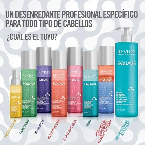 REVLON PROFESSIONAL ▫️ Equave Champô Profissional Micelar Detox, para todos os tipos de cabelo, champô hidratante para um cabelo macio, liso, sedoso e brilhante, enriquecido com queratina, 485 ml 7
