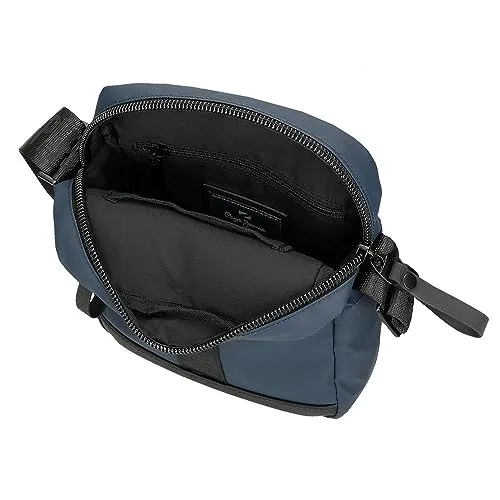 Pepe Jeans ▫️ Hoxton: bolsas a tiracolo e bolsas de higiene, preto e azul, poliéster e PU. Vários tamanhos 5