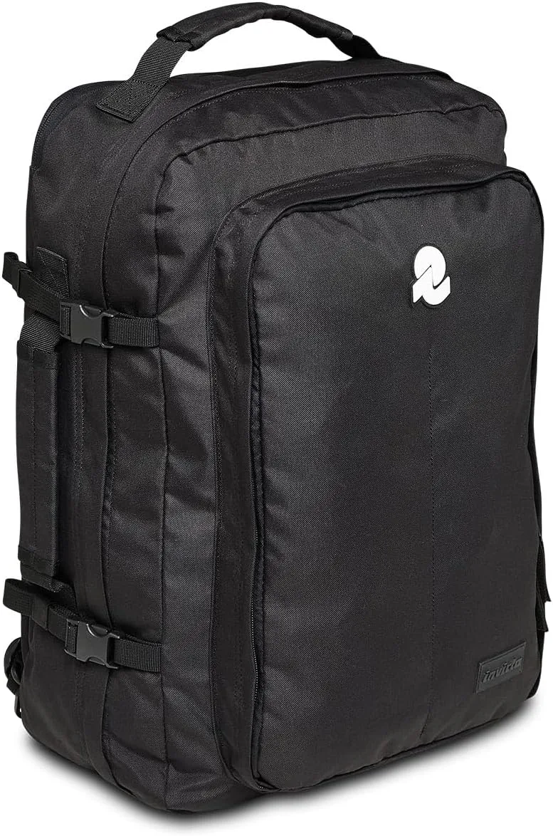 Invicta ▫️ Mochila FREEWAY, Preta - Mochila para negócios, trabalho, uso diário, viagens e escola, para homens, mulheres e adolescentes - Bolso frontal – Mochila de viagem