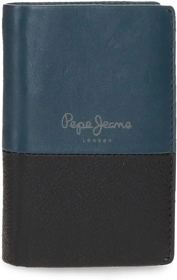 Pepe Jeans ▫️ Carteiras e porta-moedas Dual Calfskin, preto, caqui, azul-marinho, tamanhos diferentes