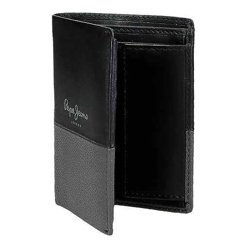 Pepe Jeans ▫️ Dual: Carteiras e porta-moedas em pele de vaca, preto, cáqui, azul-marinho, vários tamanhos 5