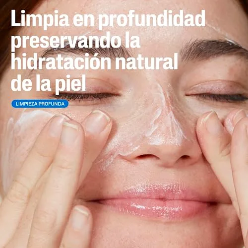 Cetaphil ▫️ Gel de Limpeza Facial ® 236 ml, para pele sensível, mista a oleosa, limpa em profundidade, remove o excesso de sebo e a maquilhagem e minimiza os poros, com niacinamida, glicerina e pantenol. 4