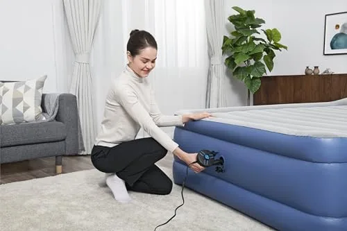 Bestway ▫️ Inflador Elétrico Portátil DC Power Touch 11,3 x 10,1 x 12,2 cm Preto 2