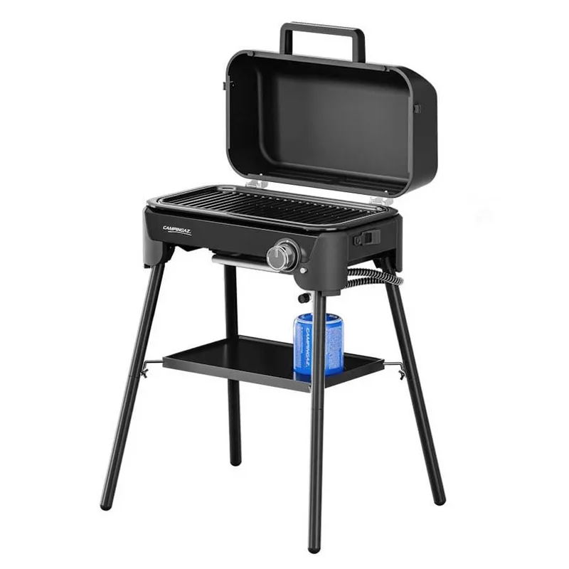 CAMPINGAZ ▫️ Churrasqueira a gás Tour & Grill CV Plus | Churrasqueira a gás portátil 3 em 1 com tampa – 1 queimador | 2400 W, preta 4