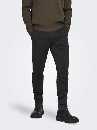 Only & Sons ▫️ Calças Chino Calças Chino ONSMARK de corte justo 2