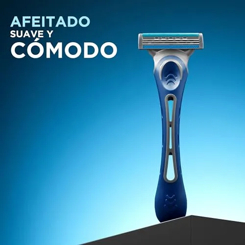 Wilkinson Sword ▫️ Extra 3 Essential - Embalagem de 4 + 2 lâminas descartáveis com uma faixa lubrificante de aloé vera - Ideais para o cuidado e a suavidade do rosto 2