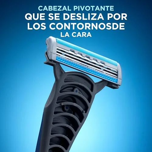 Wilkinson Sword ▫️ Extra 3 Essential - Embalagem de 4 + 2 lâminas descartáveis com uma faixa lubrificante de aloé vera - Ideais para o cuidado e a suavidade do rosto 6