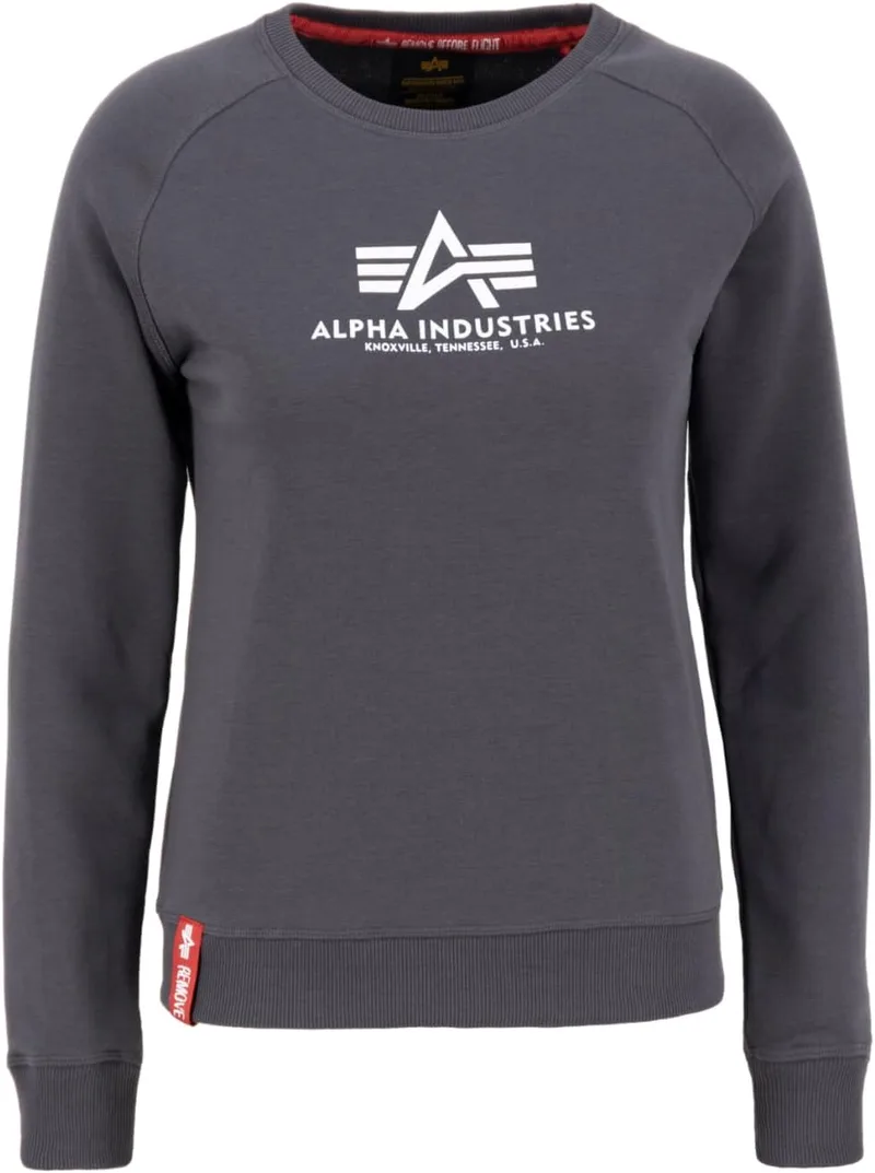 ALPHA INDUSTRIES ▫️ Camisola básica nova Wmn-Sweatshirt para mulher