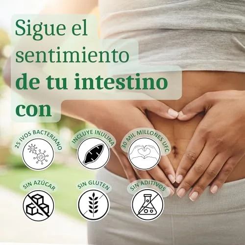RAIBU ▫️ Probióticos e prebióticos intestinais com 25 estirpes bacterianas + inulina, 180 cápsulas - 60 mil milhões de UFC: flora intestinal completa - Lactobacillus, Bifidobacterium, concentração máxima 2