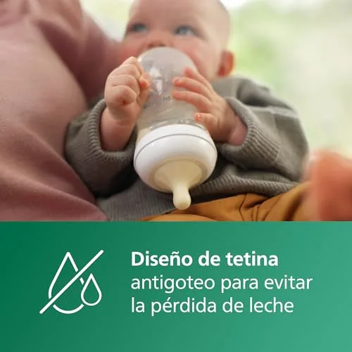 PHILIPS ▫️ Conjunto de nascimento com biberões de vidro natural - AVENT - Kit para recém-nascidos - 240 ml - Misto 6