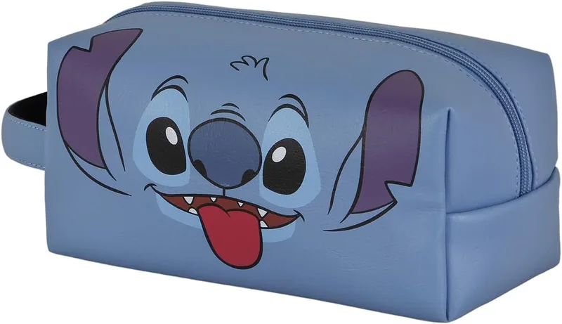 Disney ▫️ Lilo e Stitch Face – Bolsa de viagem Brick Plus, azul, 25 x 12 cm