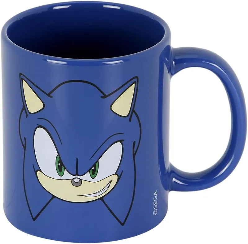 KARACTERMANIA ▫️ Caneca Sega-Sonic, Azul, 13 x 9,5 cm