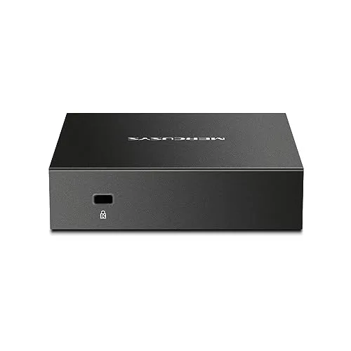 MERCUSYS ▫️ MS105GS – Switch 5G, 5 portas, Plug and Play, sem ventoinha, RJ45 4