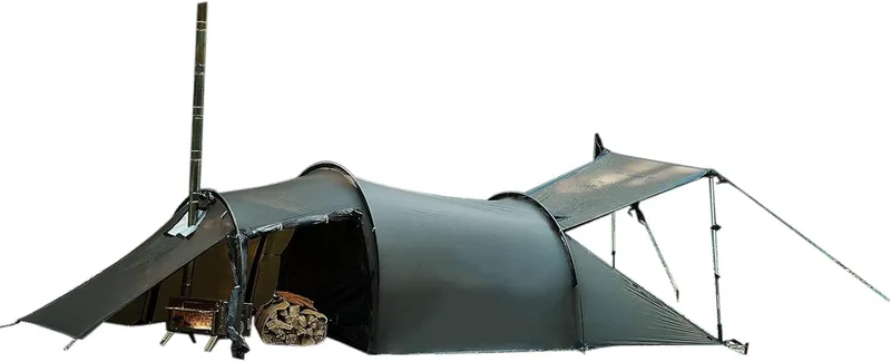 Dandelion shell ▫️ Tenda de inverno, tenda para 4 estações, 1/2/4 pessoas, tenda de exterior para campismo, caminhadas, caça, pesca, impermeável, à prova de vento e leve