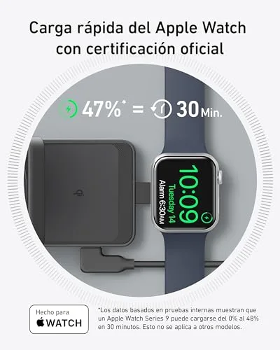 Anker ▫️ Carregador sem fios MagGo 3 em 1 para iPhone, dobrável, Qi2, 15 W 4