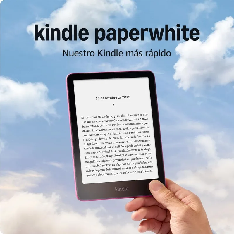 Amazon ▫️ Kindle Paperwhite (última geração) | O nosso Kindle mais rápido, com um novo ecrã antirreflexo e semanas de autonomia | 16 GB | Com publicidade | Framboesa