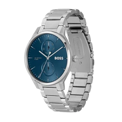 HUGO BOSS ▫️ Relógio analógico multifunções de quartzo da Boss para homem, da coleção Tyler Collection, com bracelete em aço inoxidável 2