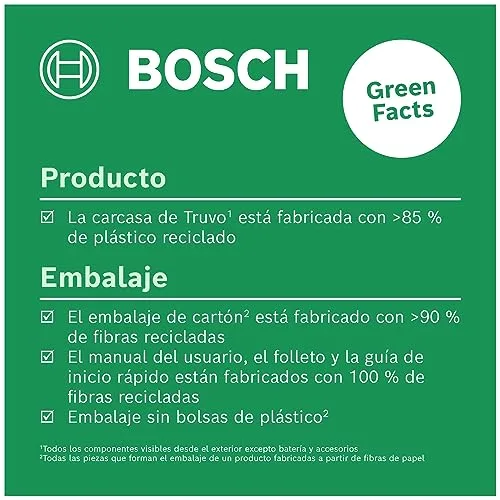 Bosch ▫️ Detetor Truvo de 2.ª geração (manuseamento simples com um único botão, deteção fácil de cabos sob tensão e detetor de metais na parede até 70 mm, em embalagem para comércio eletrónico) 3