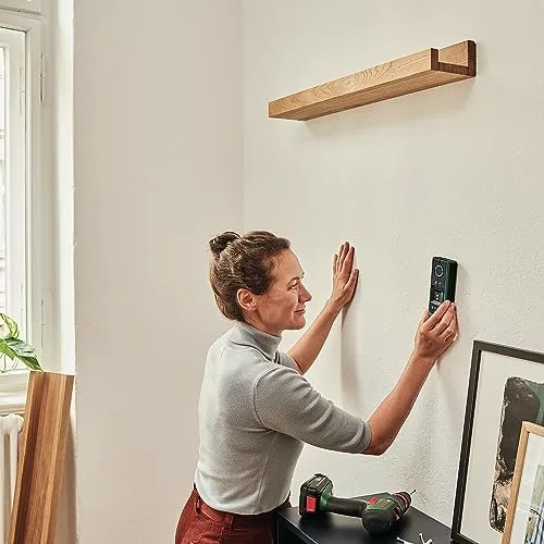Bosch ▫️ Detetor Truvo de 2.ª geração (manuseamento simples com um único botão, deteção fácil de cabos sob tensão e detetor de metais na parede até 70 mm, em embalagem para comércio eletrónico) 4