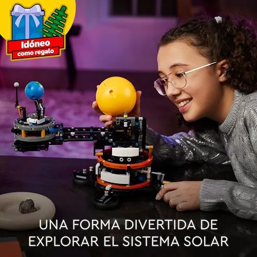 LEGO ▫️ Technic Planeta Terra e Lua em Órbita – Brinquedo de Astronomia e Sistema Solar, Presente Espacial para Crianças a partir dos 10 Anos, Jogo Educativo dos Planetas 42179 3