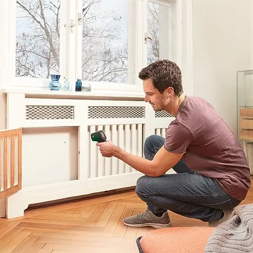 Bosch Professional ▫️ Termómetro de infravermelhos Bosch UniversalTemp (de -30 °C a +500 °C, medição fácil e precisa, 3 grupos de materiais predefinidos, em embalagem para comércio eletrónico) 4
