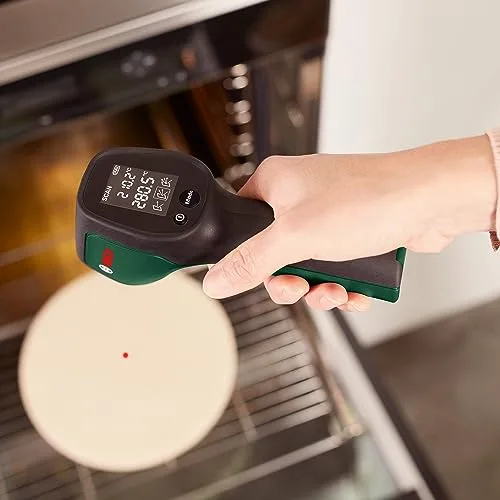 Bosch Professional ▫️ Termómetro de infravermelhos Bosch UniversalTemp (de -30 °C a +500 °C, medição fácil e precisa, 3 grupos de materiais predefinidos, em embalagem para comércio eletrónico) 5