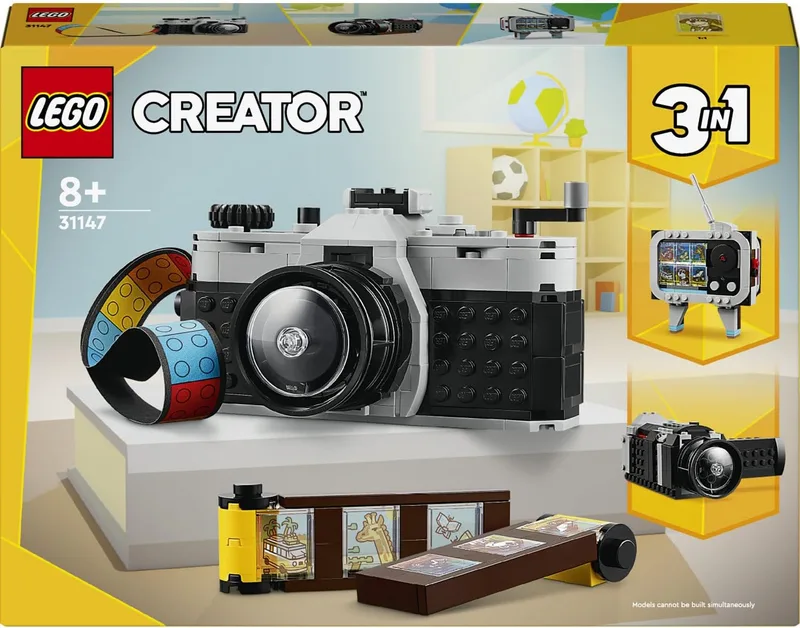 LEGO ▫️ Creator 3 em 1: Câmara Retrô 31147