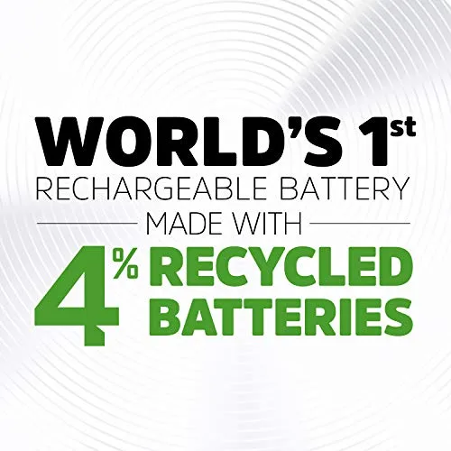 Energizer ▫️ Recharge Extreme - Pilha recarregável AAA (pacote de 4) - 800 mAh NiMH - pré-carregada - para dispositivos de utilização frequente e centenas de recargas - Embalagem 100% reciclável e sem plástico 3