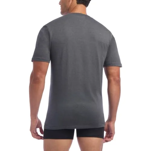 Nautica ▫️ Conjunto de 3 T-shirts com decote em V e efeito mesclado - T-shirt para homem (Conjunto de 3) 3