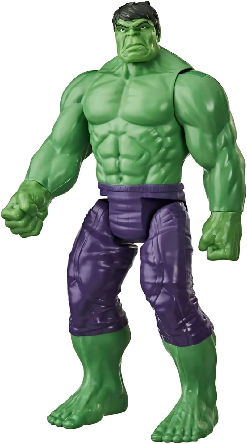 Marvel ▫️ Avengers Titan Hero Series Blast Gear Deluxe Hulk Action Figure, 30 cm Superhero Role-Play Toy, Crianças a partir dos 4 anos