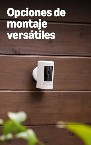 Ring ▫️ Câmara exterior com bateria (Stick Up Cam) | Câmara de vigilância Wi-Fi HD para a sua casa com comunicação bidirecional e instalação fácil | 30 dias grátis Home | 4 câmaras 5