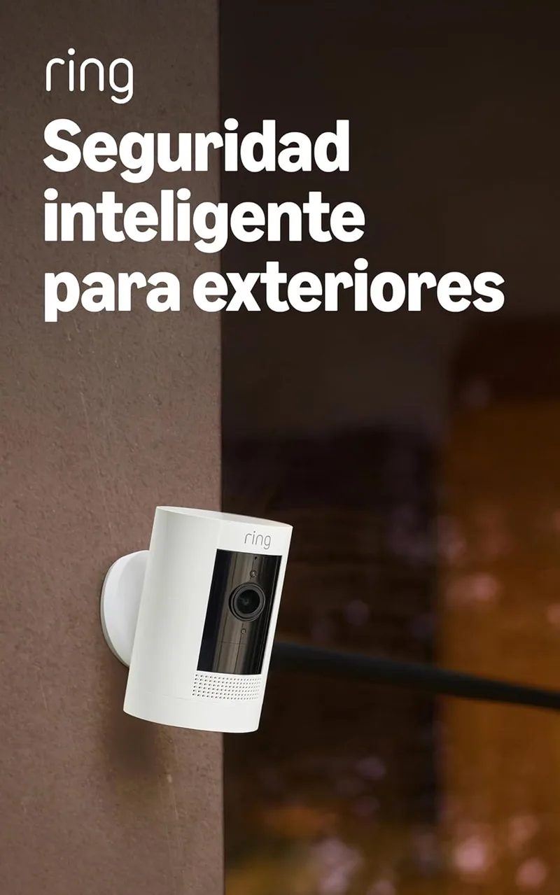Ring ▫️ Câmara exterior com bateria (Stick Up Cam) | Câmara de vigilância Wi-Fi HD para a sua casa com comunicação bidirecional e instalação fácil | 30 dias grátis Home | 4 câmaras