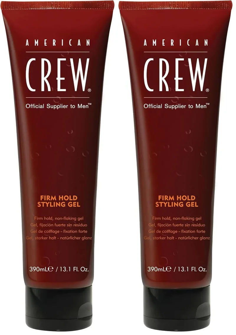American Crew ▫️ Gel de Fixação Forte, Goma, Não Deixa Resíduos, 250 ml